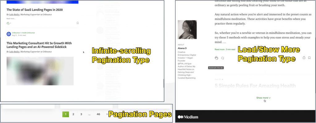 Pagination Pages and How to Deal with Them
