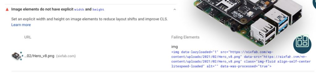 How photos without height and width effect our CLS metric