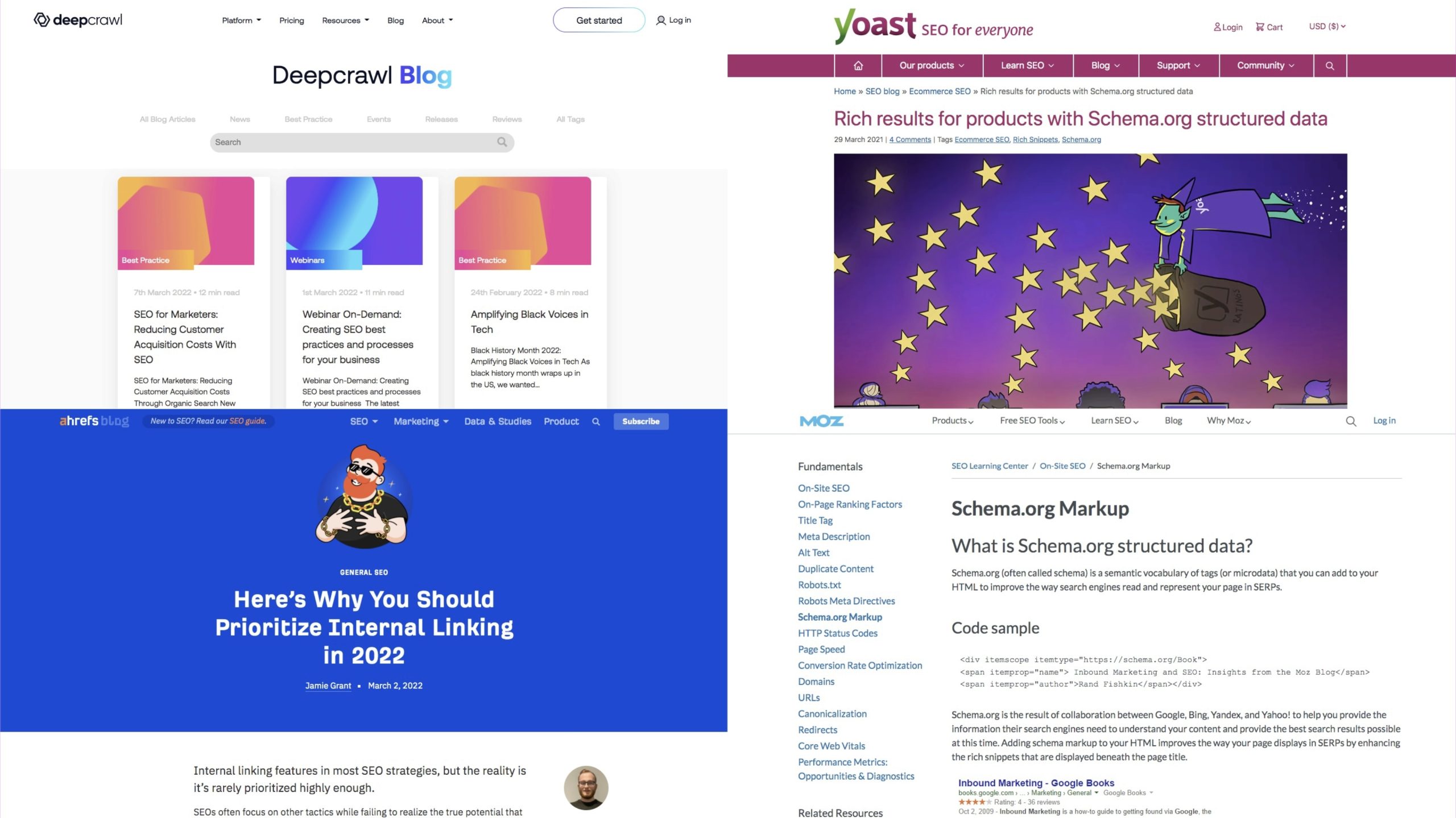 Learn from the best SEO resources.